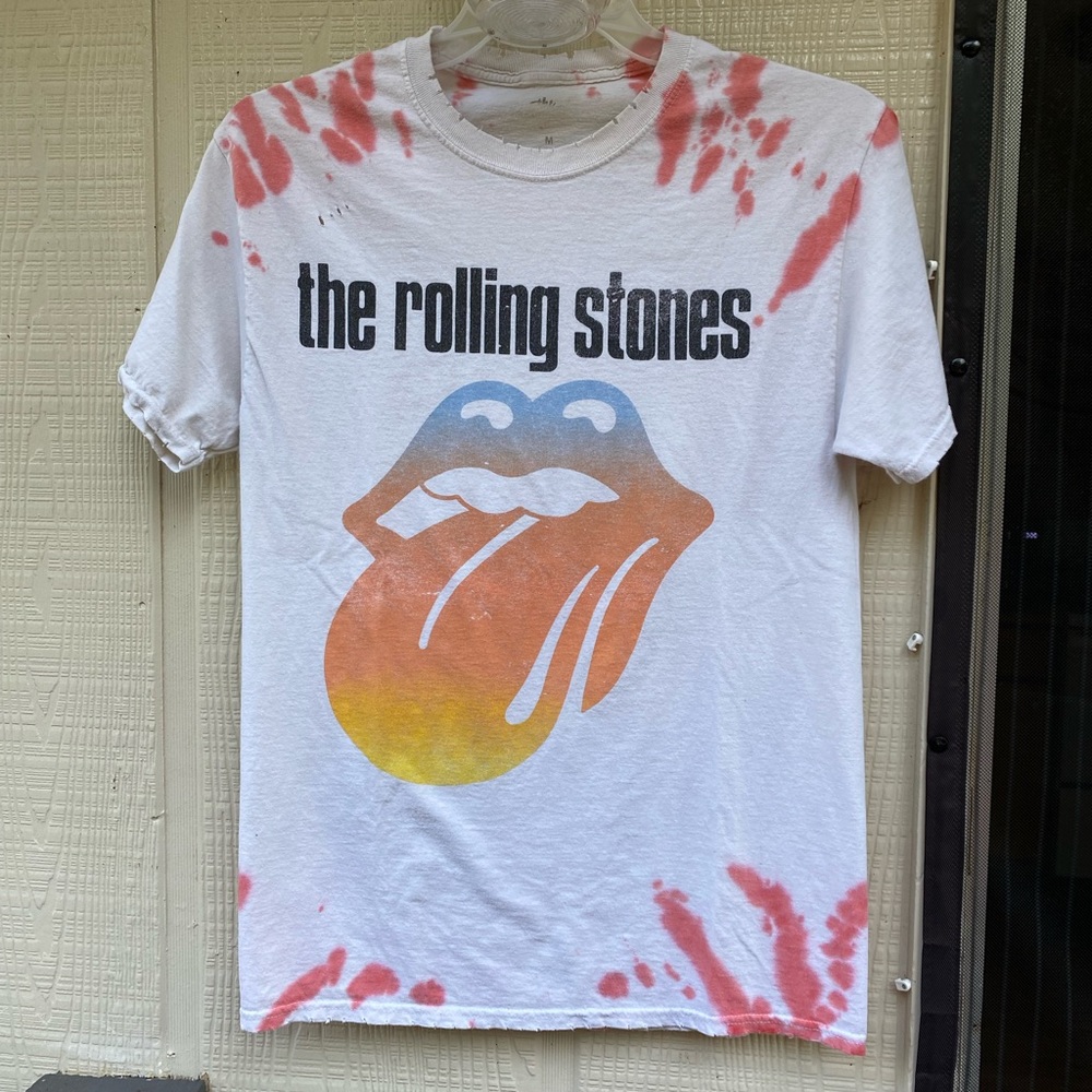 The Rolling Stones distressed t-shirt